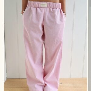 Pink Wide Leg Pants